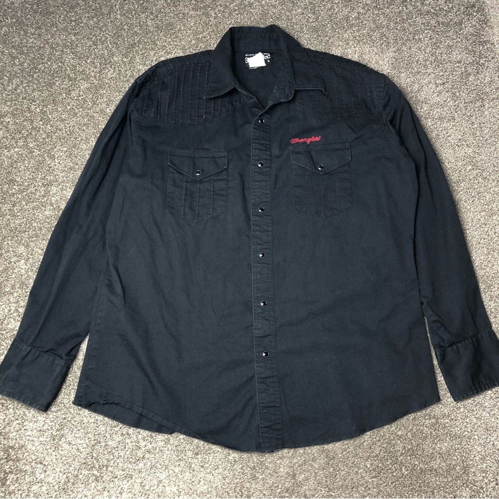 Wrangler Western Pearl Snap Button Down